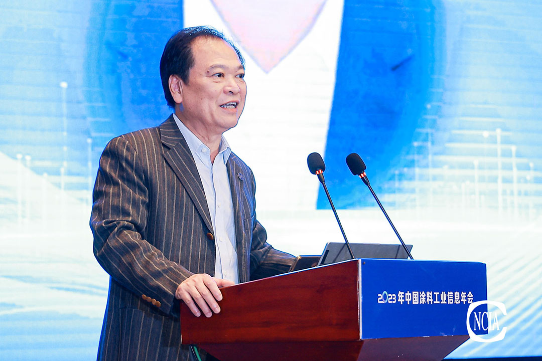 中國涂料工業協會技術專家工作委員會常委劉會成主持會議
