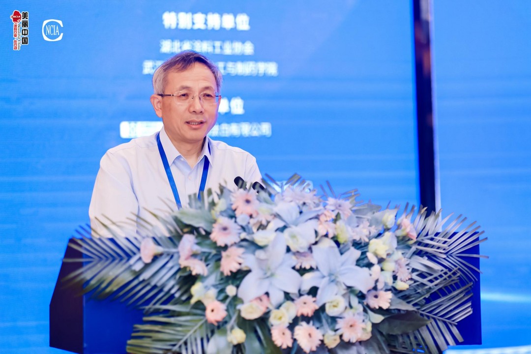 中國涂料工業協會技術專家工作委員會主任桂泰江主持會議