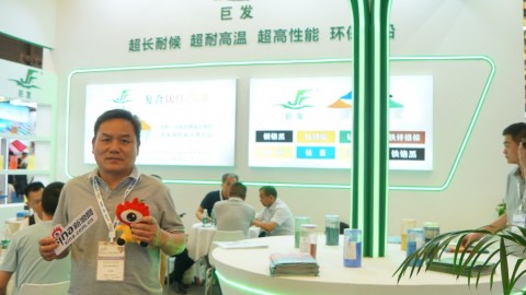 王文強：巨發有機·無機包膜復合顏料+紅外反射新材料驚艷亮相2024涂博會